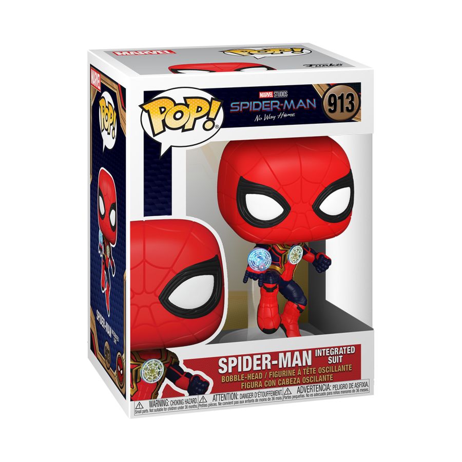 Spider-Man: No Way Home #913 - Spider-Man Integrated Suit Pop! Vinyl