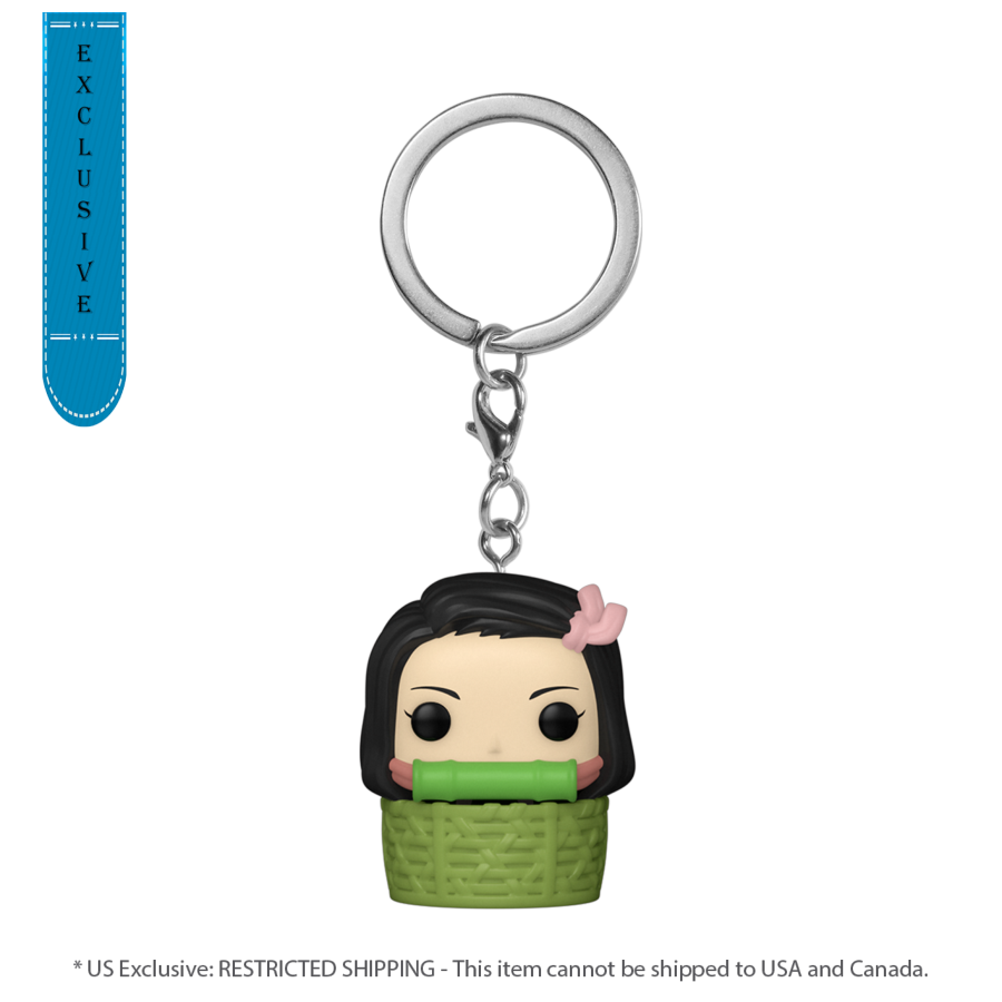 Demon Slayer - Nezuko in Basket Pop! Keychain