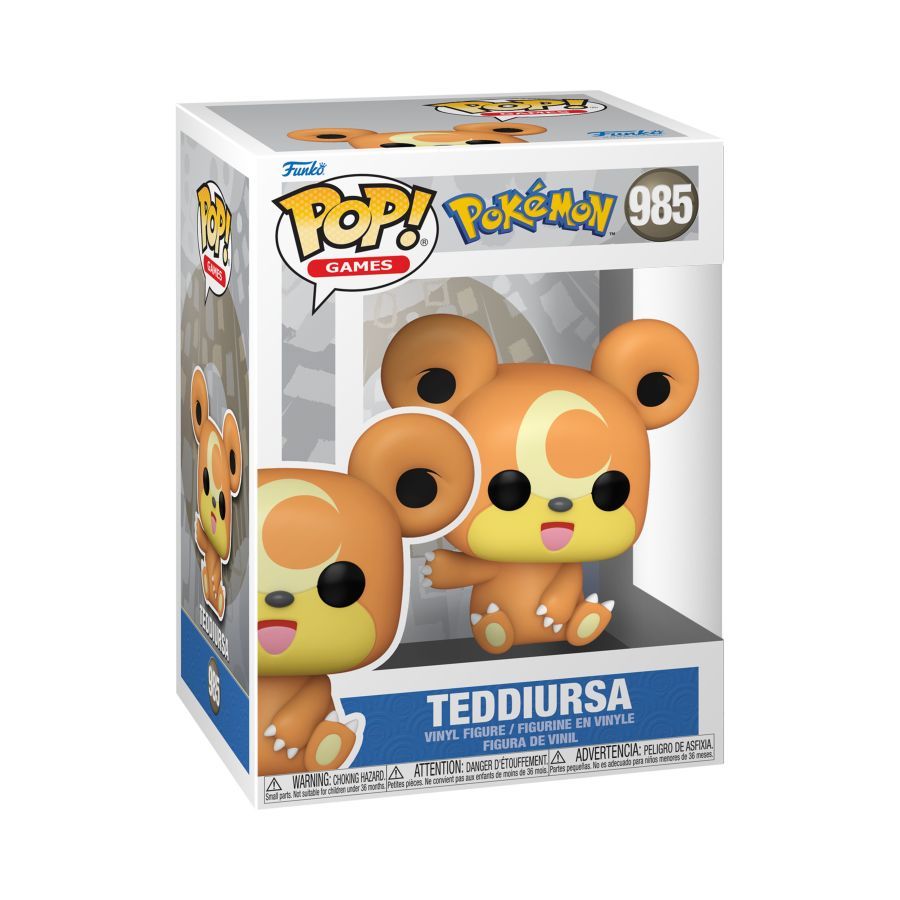 Teddiursa #985 Pokemon Pop! Vinyl