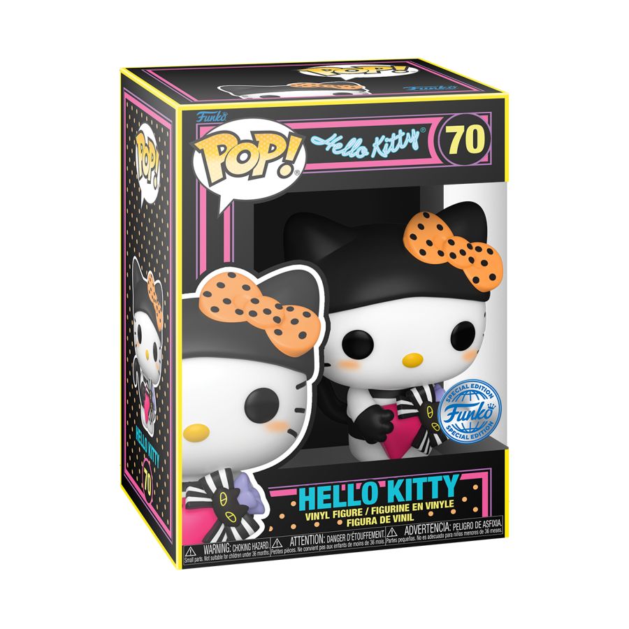 Hello Kitty #70 Hello Kitty US Exclusive Blacklight Pop! Vinyl