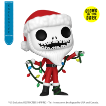 The Nightmare Before Christmas 30th Anniversary - Santa Jack US Exclusive Glow Pop! Vinyl [RS]