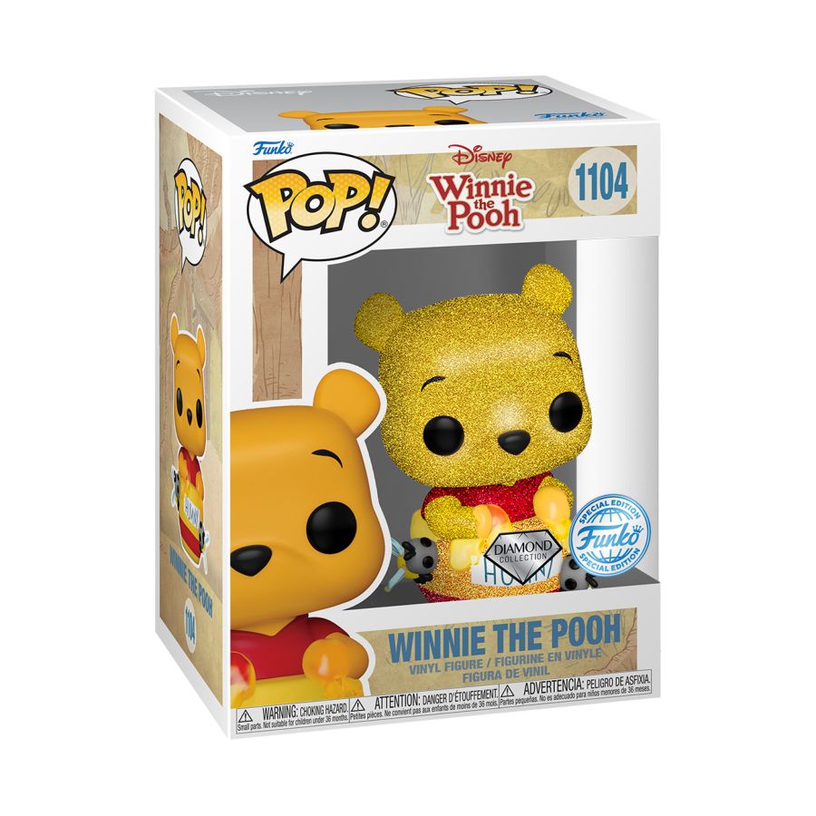 Winnie the Pooh Diamond Glitter #1104 Winnie the Pooh Pop! Vinyl