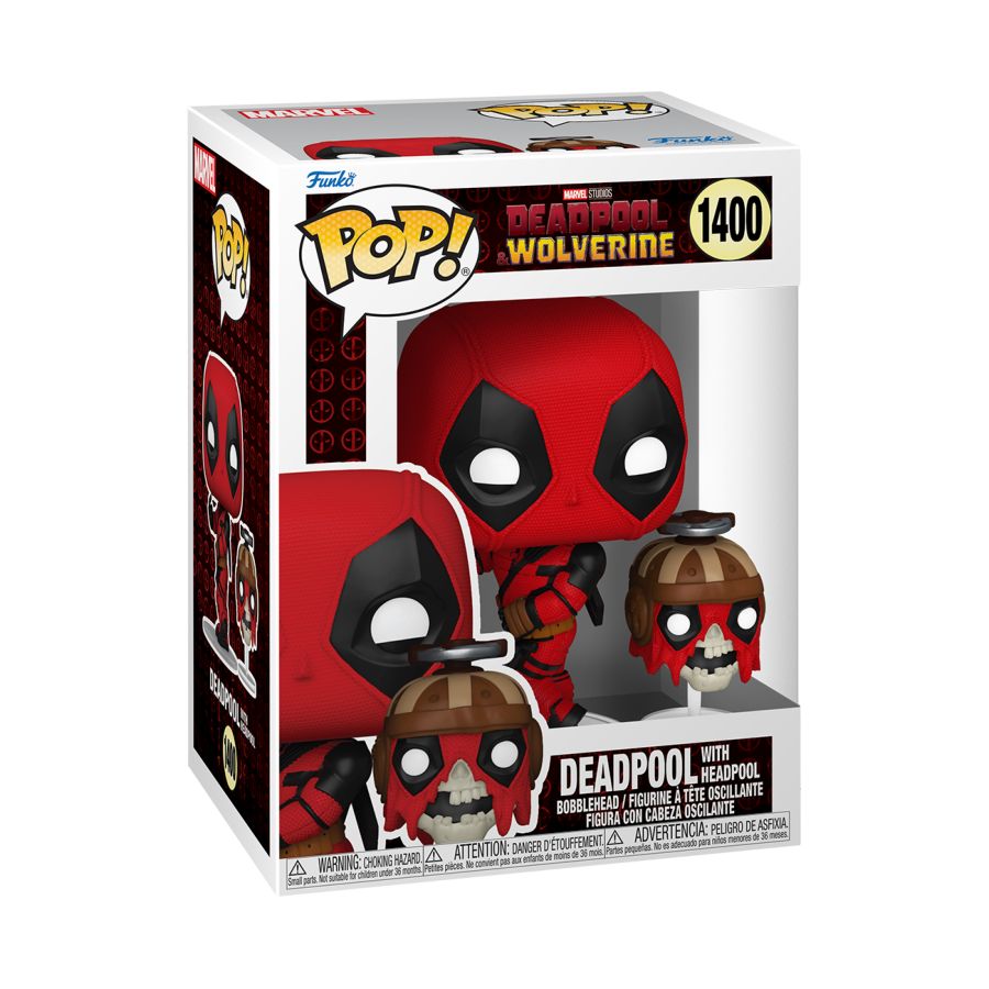 Deadpool & Wolverine #1400 - Deadpool with Headpool Pop! Vinyl