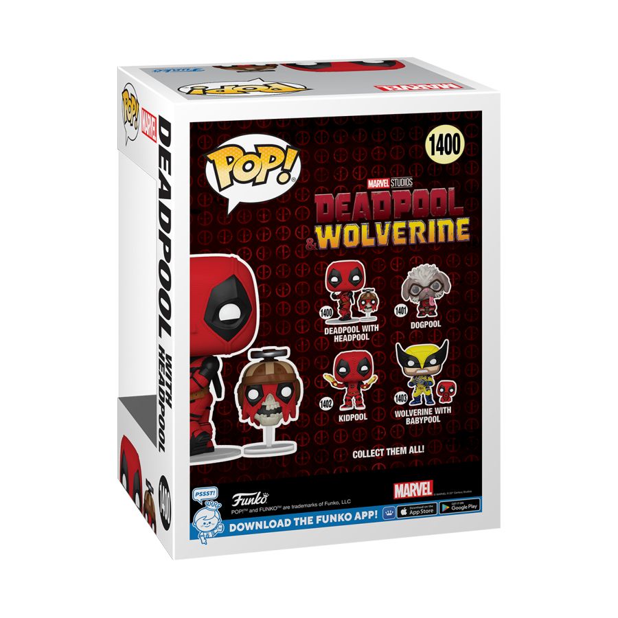 Deadpool & Wolverine #1400 - Deadpool with Headpool Pop! Vinyl