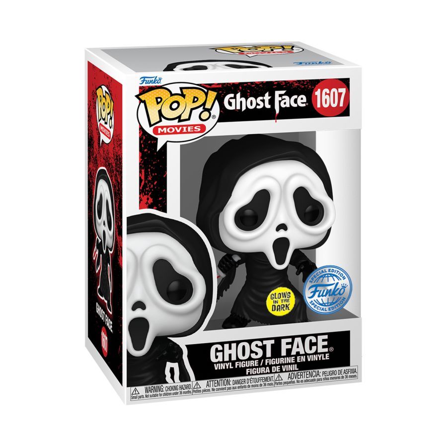 Ghost Face (Glow) #1607 Ghost Face Pop! Vinyl