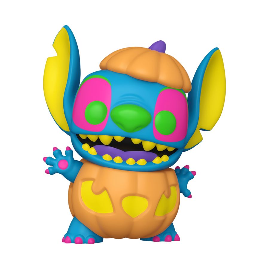 Lilo & Stitch - Pumpkin Stitch #1498 Blacklight Pop! Vinyl