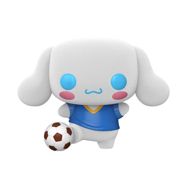 Cinnamoroll (with Soccer Ball) #86 US Exclusive Flocked Sanrio Pop! Vinyl [RS]