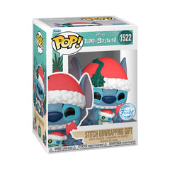 Lilo & Stitch #1522 - Stitch Unwrapping Gift US Exclusive Pop! Vinyl [RS]