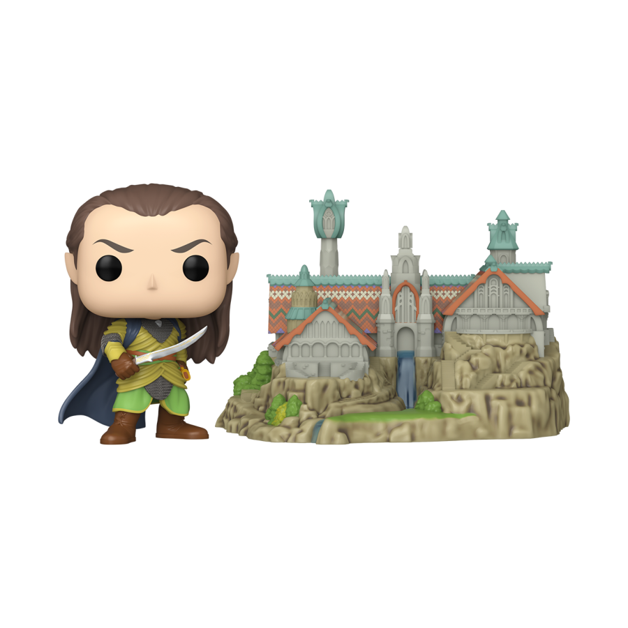 Elrond with Rivendell #1747 The Lord of the Rings Pop! Town - PRE-ORDER JAN 2025