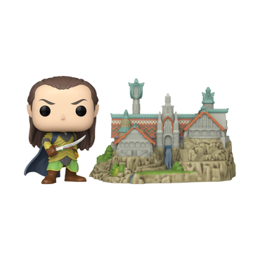 Elrond with Rivendell #1747 The Lord of the Rings Pop! Town - PRE-ORDER JAN 2025