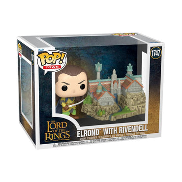 Elrond with Rivendell #1747 The Lord of the Rings Pop! Town - PRE-ORDER JAN 2025