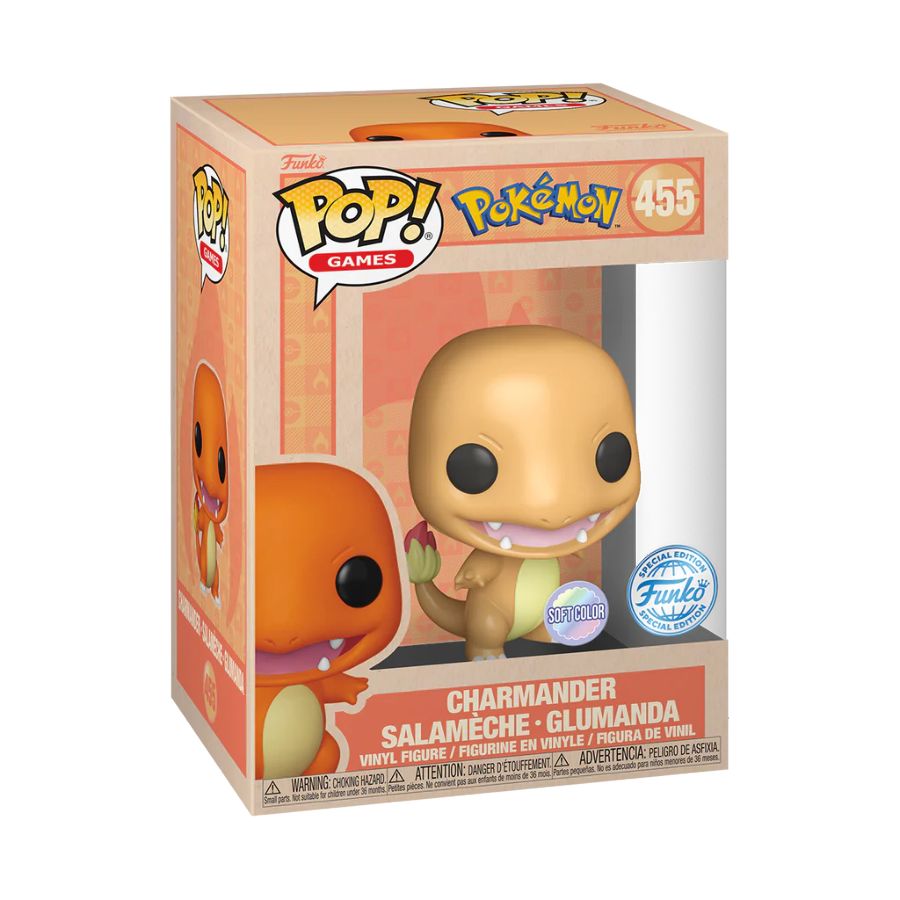 Pokemon - #455 Charmander (Pastel) US Exclusive Pop! Vinyl [RS]