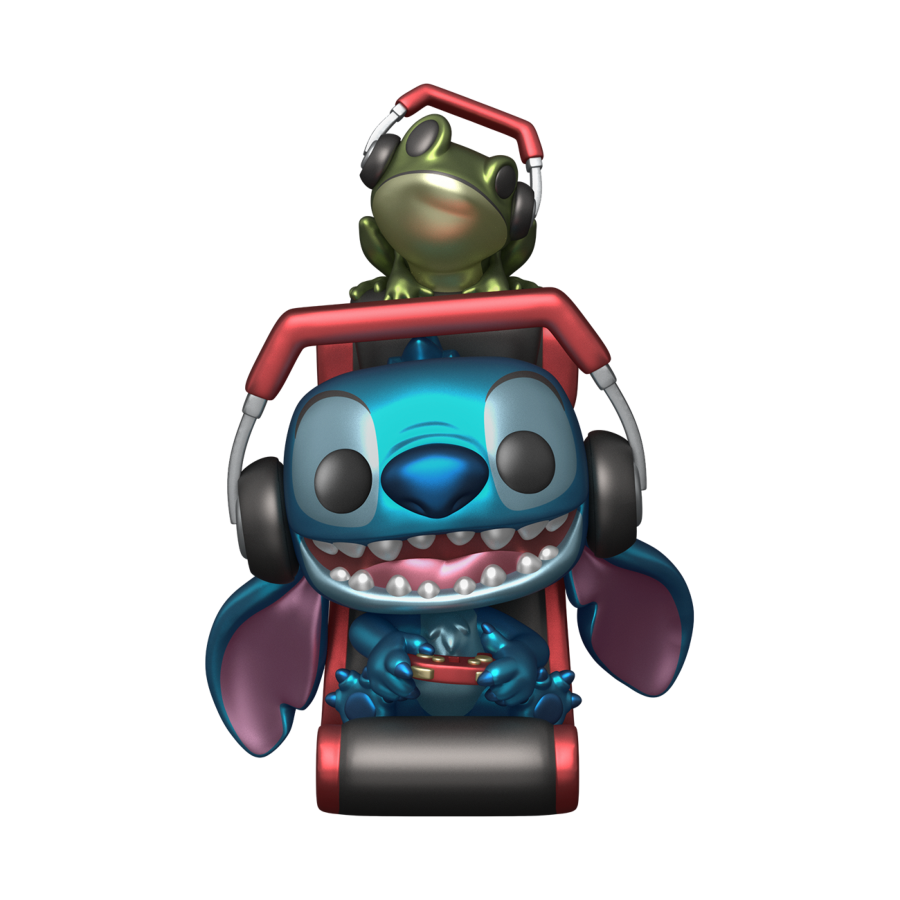 Lilo & Stitch #1564 - Gamer Stitch (Metallic) Pop! Vinyl