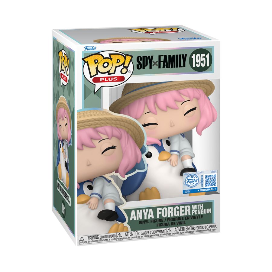 Anya Forger with Penguin #1951 Spy x Family US Exclusive Pop! Plus [RS]