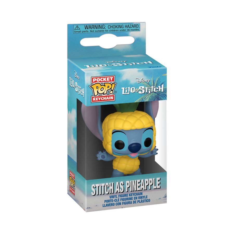 Lilo & Stitch - Stitch as Pineapple Pop! Keychain