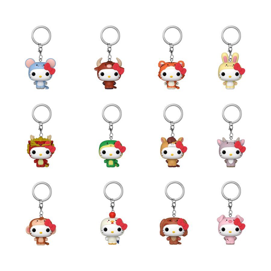 Hello Kitty – Animal Pop! Keychain Assortment