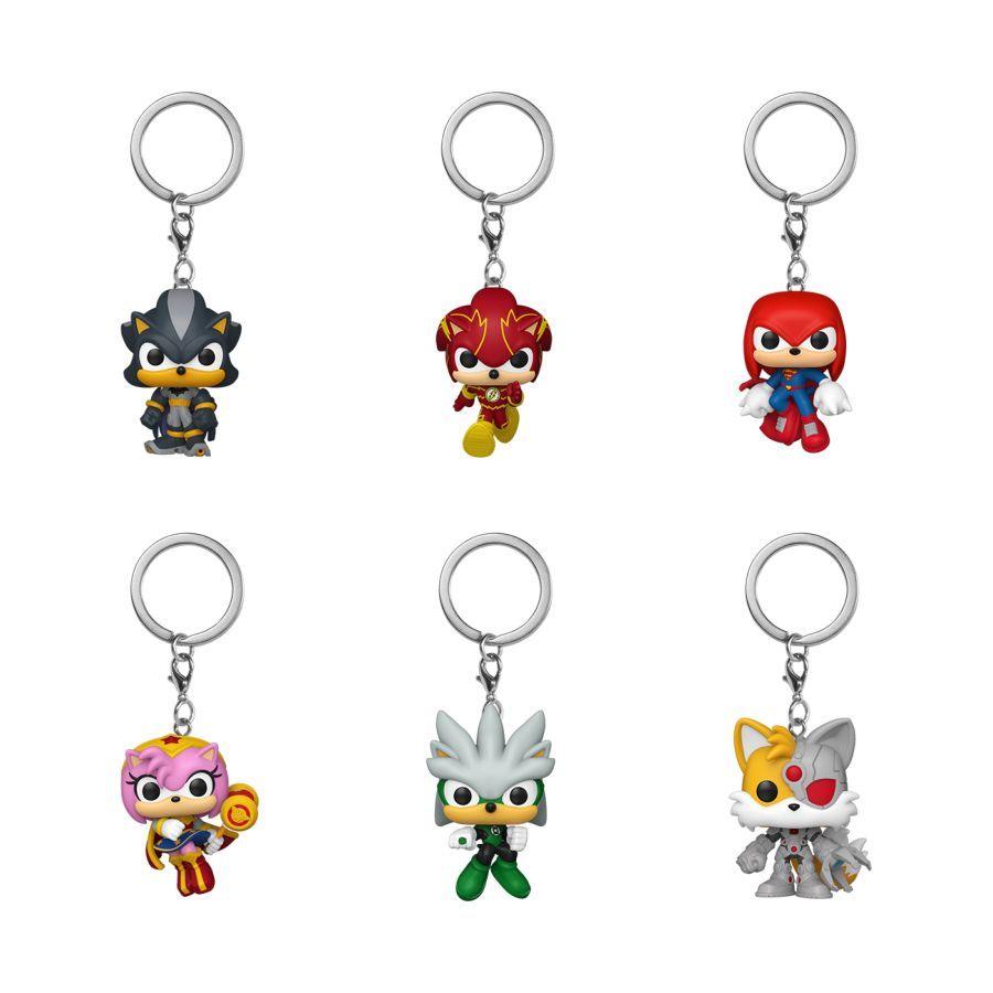 Justice League America X Sonic the Hedgehog – Pop! Keychain Assortment
