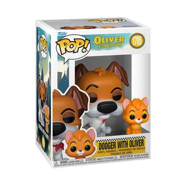 Dodger with Oliver #1705 Oliver and Company (1988) Pop! Vinyl