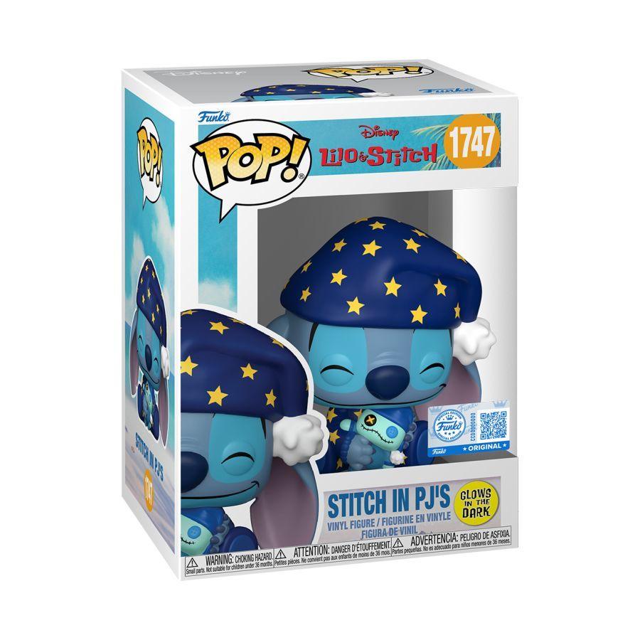 Stitch in PJ's #1747 Lilo & Stitch Pop! Vinyl