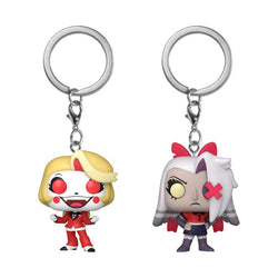 Hazbin Hotel – Charlie & Vaggie Pop! Keychain 2-Pack