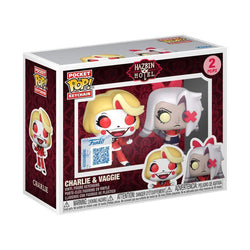 Hazbin Hotel – Charlie & Vaggie Pop! Keychain 2-Pack
