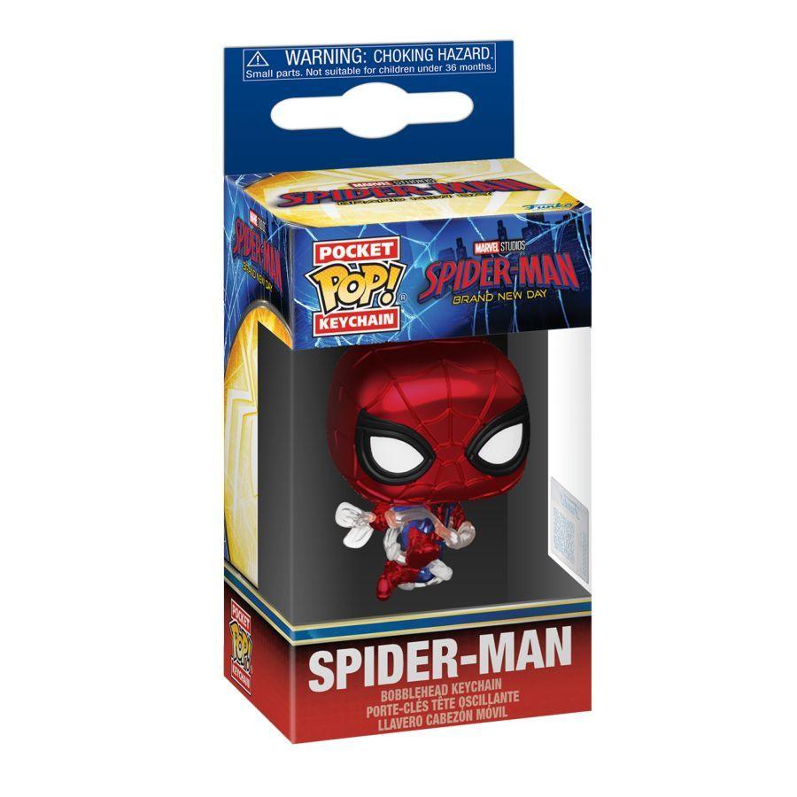 Spider-Man: Brand New Day – Spider-Man Metallic Pop! Vinyl Keychain