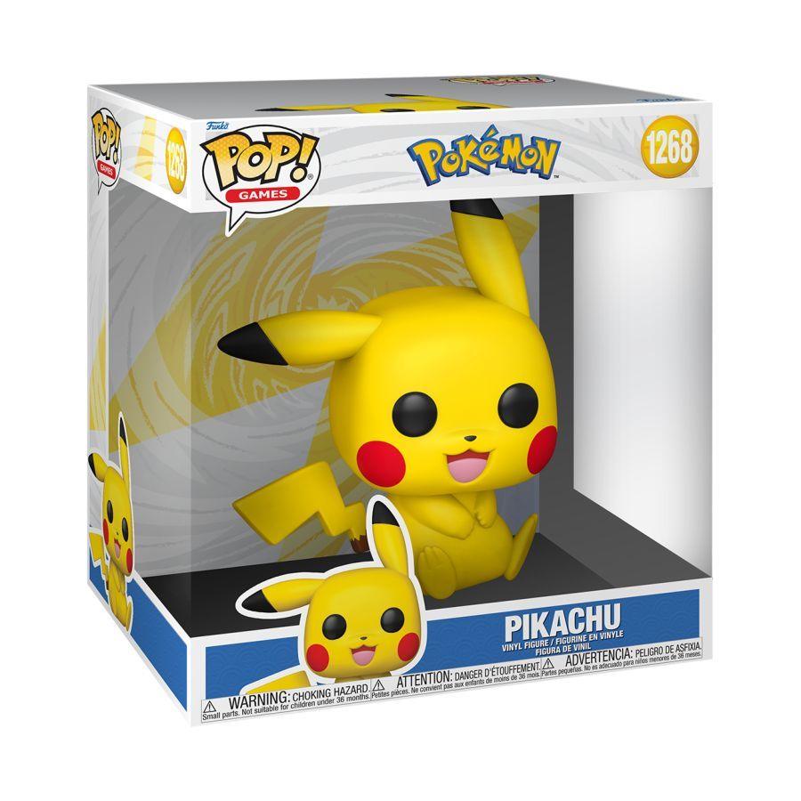 Pikachu (Sitting) 10″ #1268 - Pokemon Pop! Vinyl