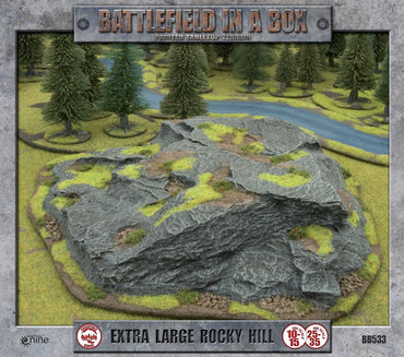 Battlefield in a Box: Extra Large Rocky Hill (x1) - 15mm/30mm