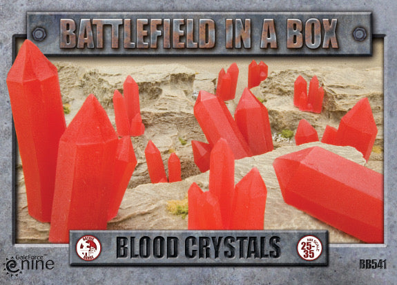 Battlefield in a Box: Blood Crystals - Red