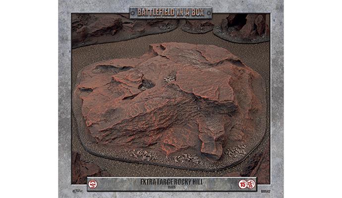Battlefield in a Box: Essentials: Extra Large Rocky Hill (x1) - Mars