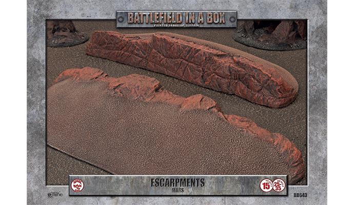 Battlefield in a Box: Essentials: Escarpments (x2) - Mars