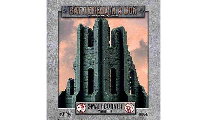 Battlefield in a Box: Small Corner Ruins - Malachite (x2)