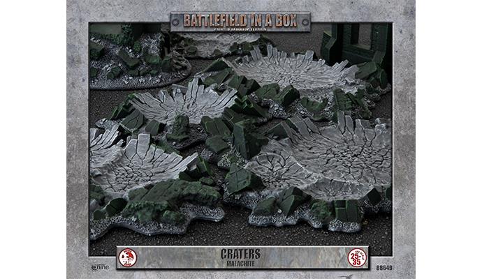 Battlefield in a Box: Gothic Battlefields: Craters - Malachite (x5)