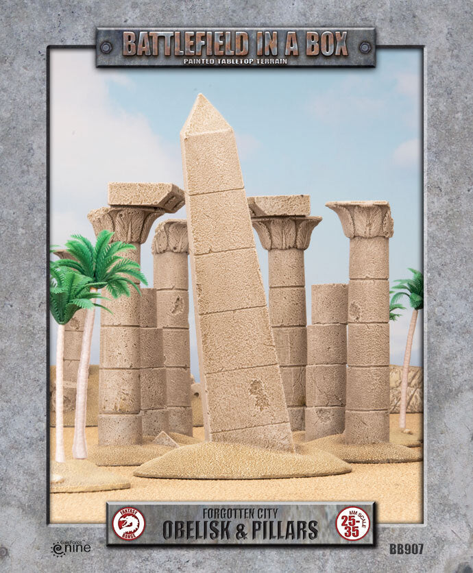 Battlefield in a Box: Forgotten City - Obelisk & Pillars