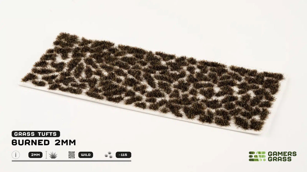Gamers Grass - Tufts: Burned 2mm