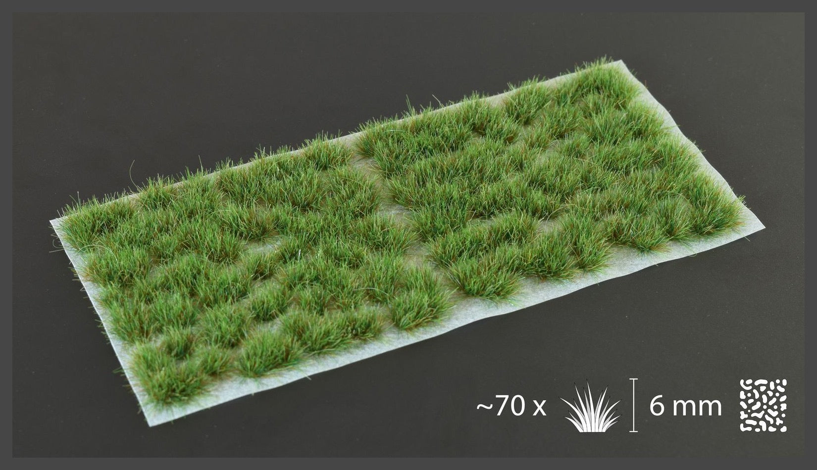 Gamers Grass: Tufts: Strong Green 6mm (Wild)