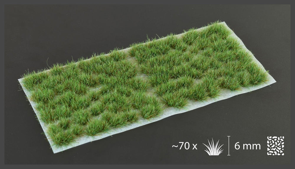 Gamers Grass: Tufts: Strong Green 6mm (Wild)