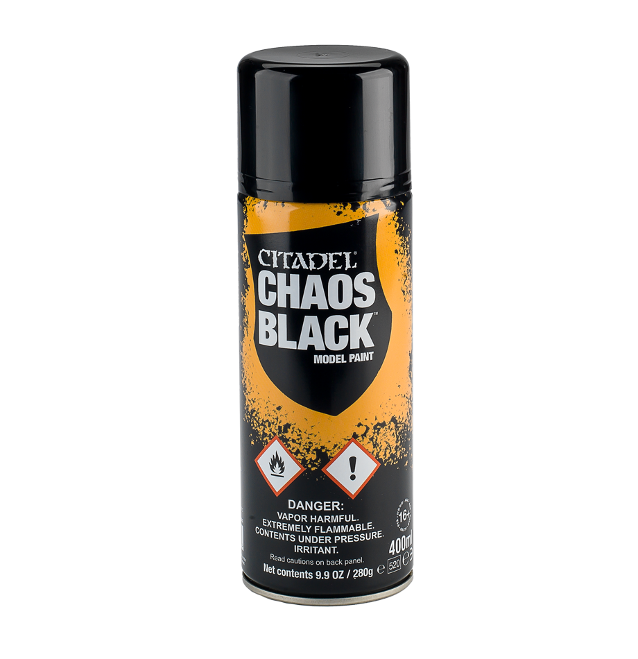 Citadel Spray Paint: Chaos Black