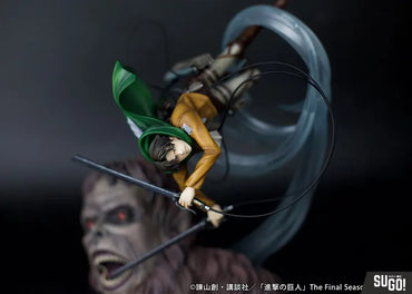 Levi vs Beast Titan - Attack on Titan Figure