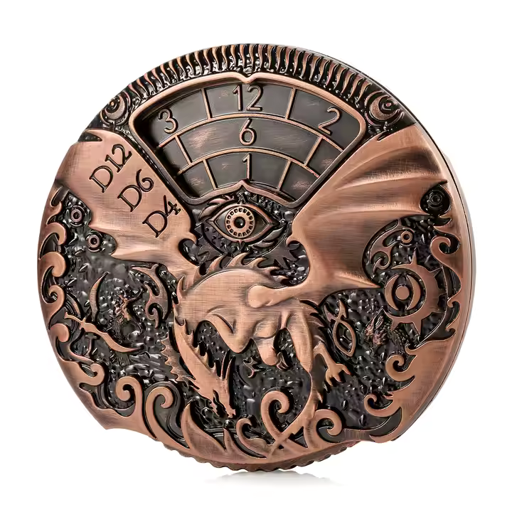 Roulette Spinner Dice - Copper - Ronin Games Dice