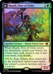 Huatli, Poet of Unity // Roar of the Fifth People [The Lost Caverns of Ixalan Prerelease Cards]