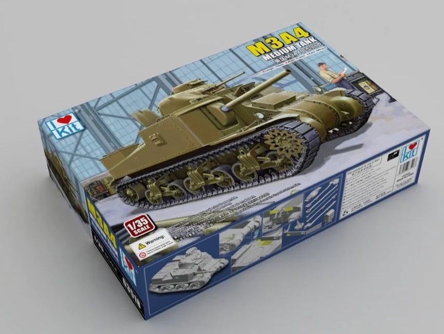 1/35 M3A4 Medium Tank Plastic Model Kit
