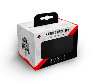 Kabuto 100+ Card Deck Box - Black Red