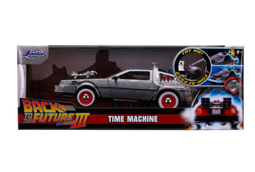 Time Machine Raw Metal 1:24 Scale Hollywood Ride - Back to the Future Part III