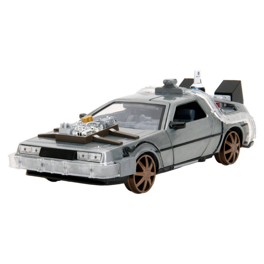 Delorean 1:24 Diecast Vehicle (with Lights) - Back to the Future 3