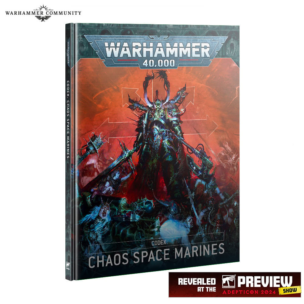 Warhammer 40,000: Codex: Chaos Space Marines - PRE-ORDER 25th MAY