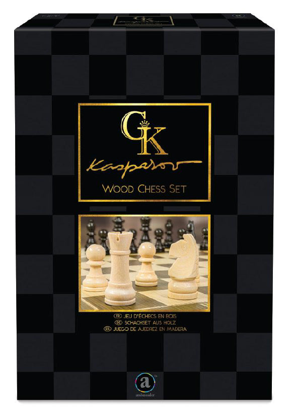 Kasporov Wood Chess Set