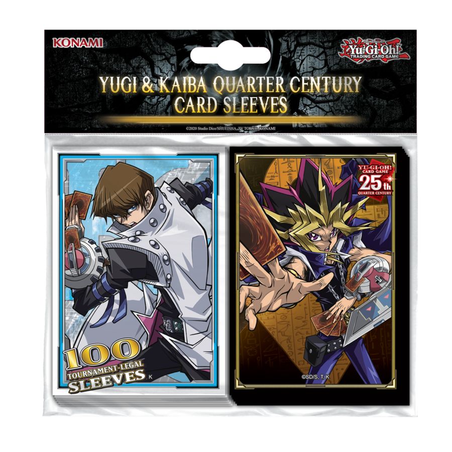 Yu-Gi-Oh! – Yugi & Kaiba Quarter Century Card Sleeves