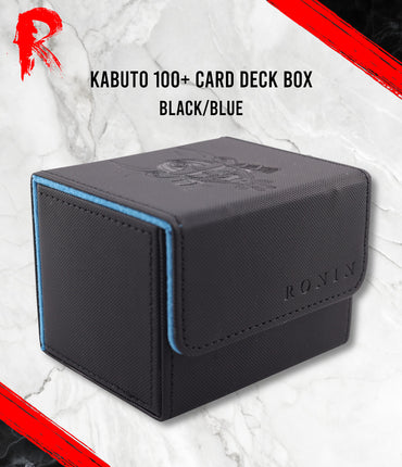 Kabuto 100+ Card Deck Box - Black Blue