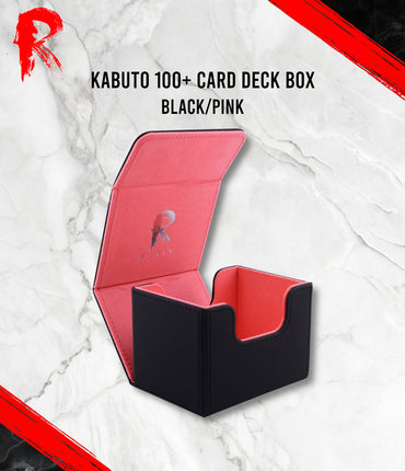 Kabuto 100+ Card Deck Box - Black Pink